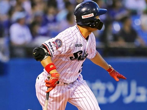 レフトスタンドへの8号ソロ