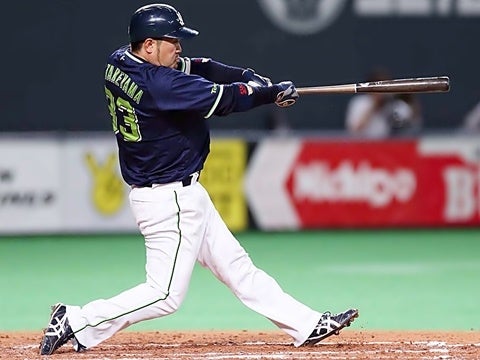 一時逆転の2点タイムリー二塁打