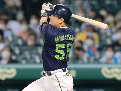 村上選手が32号3ラン含む、2安打4打点の活躍！