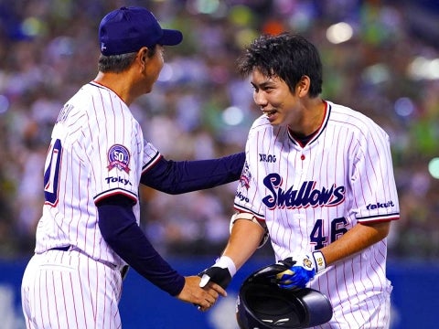 太田選手がサヨナラのタイムリー！