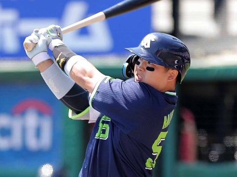 村上選手が15号ソロ