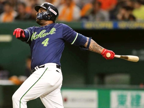 特大の5号3ラン