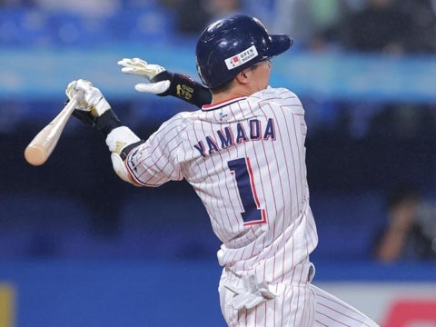 山田選手がタイムリー含む、猛打賞の活躍