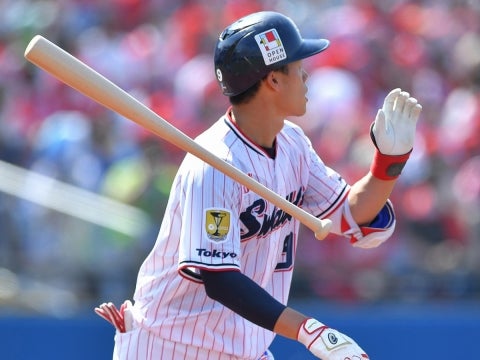 塩見選手が11号ソロ！