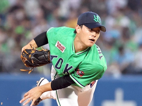 高橋投手が7回4安打無失点の好投