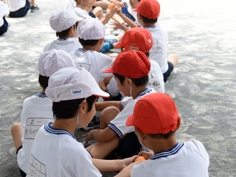 子どもたち同士で