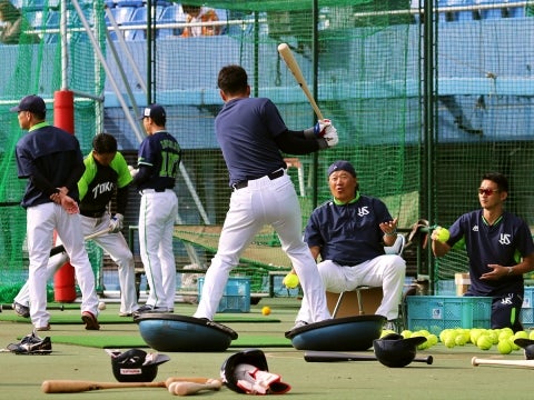 バッティング練習