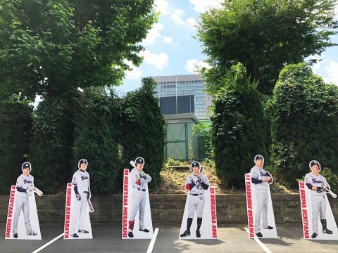 選手等身大パネル