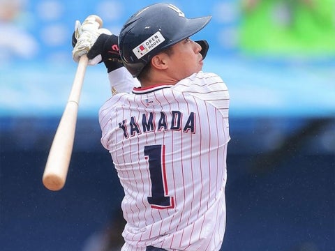 山田選手が18号ソロ