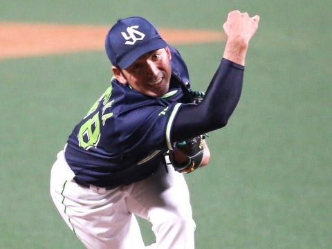 今シーズン初先発の山中投手が8回無失点の好投