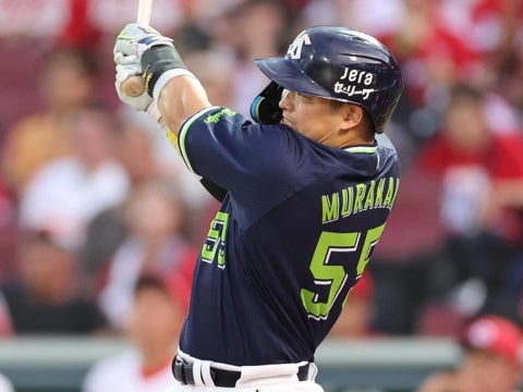 村上選手が一時同点となるタイムリーを含む2安打1打点