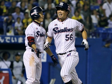 一塁から一気にホームへ