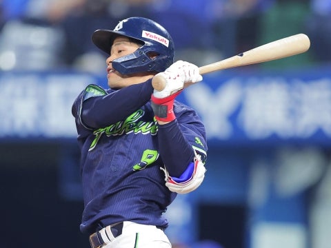 塩見選手がタイムリー