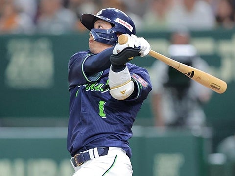 山田選手が今季初ホームラン