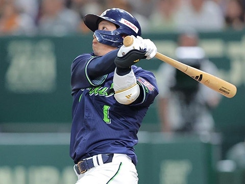 山田選手が今季初ホームラン
