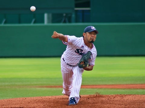 古野投手が戸田球場での最終戦で実戦復帰（イースタン・リーグ）