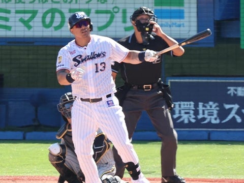 オスナ選手が2号2ラン