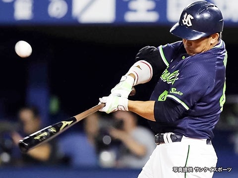 復帰戦で決勝のタイムリー！