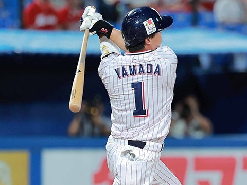 山田選手が12号ソロを含む2打点