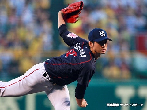 石山投手は6回3失点（自責点2）