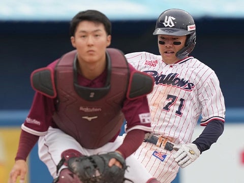 赤羽選手が好走塁