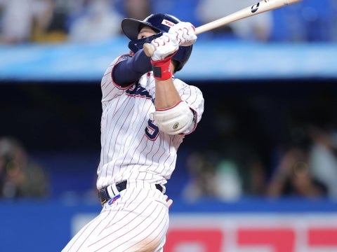 塩見選手が同点の14号2ラン含む、3安打3打点！