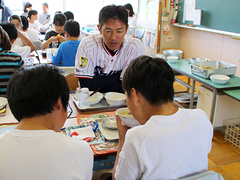 給食も一緒に