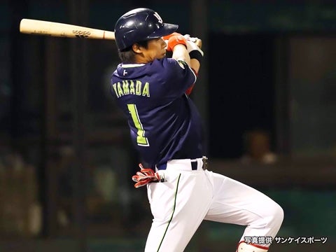 一時同点の2点タイムリー