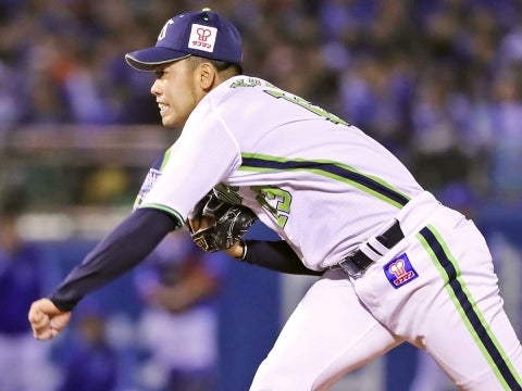 中尾投手が無失点に抑える好リリーフ