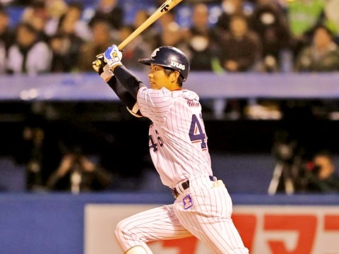 一時同点のタイムリー二塁打