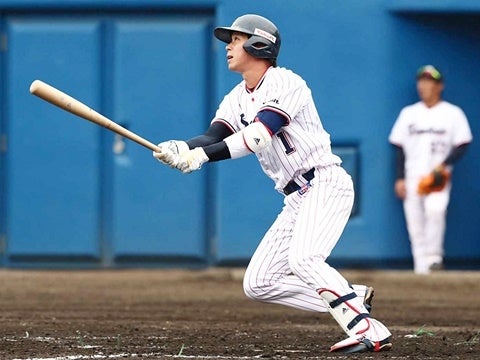 山田選手がオープン戦1号ソロ！