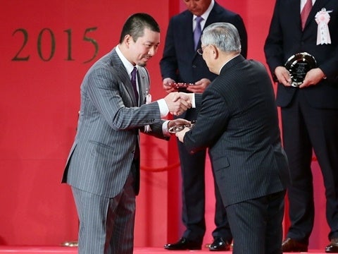 館山投手はカムバック賞