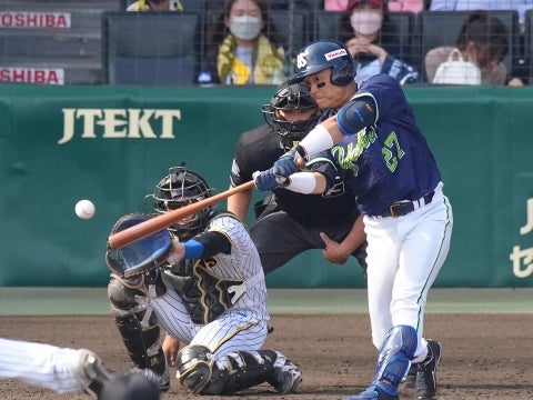 中村選手がマルチ安打