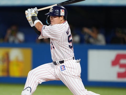 村上選手が4打席で出塁