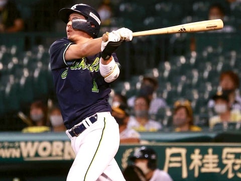 山田選手が勝利を引き寄せる犠牲フライ