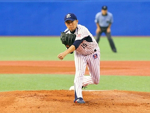 石川投手は6回2失点の好投