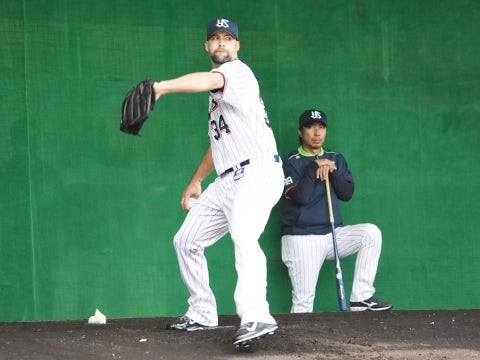 全員ブルペン入り