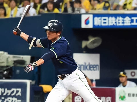 一時逆転の2点タイムリー三塁打