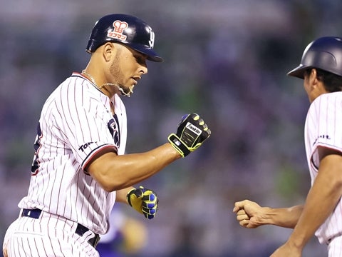 来日初ホームラン＆猛打賞