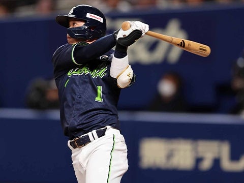 山田選手が2安打2打点の活躍