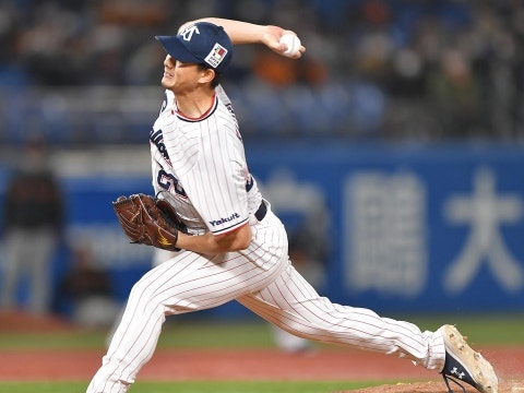 木澤投手がプロ初登板。2回無失点の好リリーフ