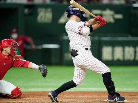 青木選手が反撃のタイムリー