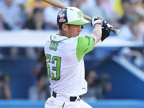 ライトへタイムリー