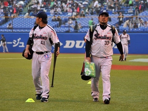 グラウンド入り