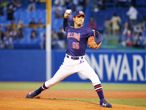 新垣投手が今季初登板初先発初勝利！