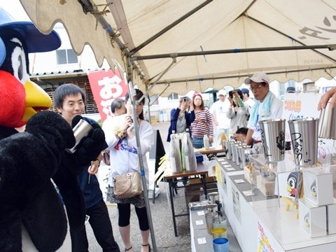 地元の特産品をアピール