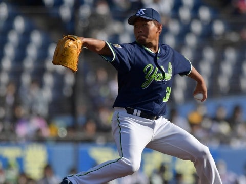 田口投手が試合を締めくくる