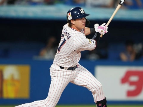 濱田選手が6回にタイムリー