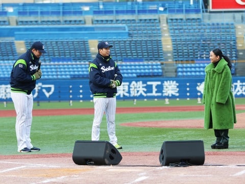 山田選手と村上選手も笑顔