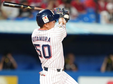 北村選手がプロ初安打となる1号満塁ホームラン！ 